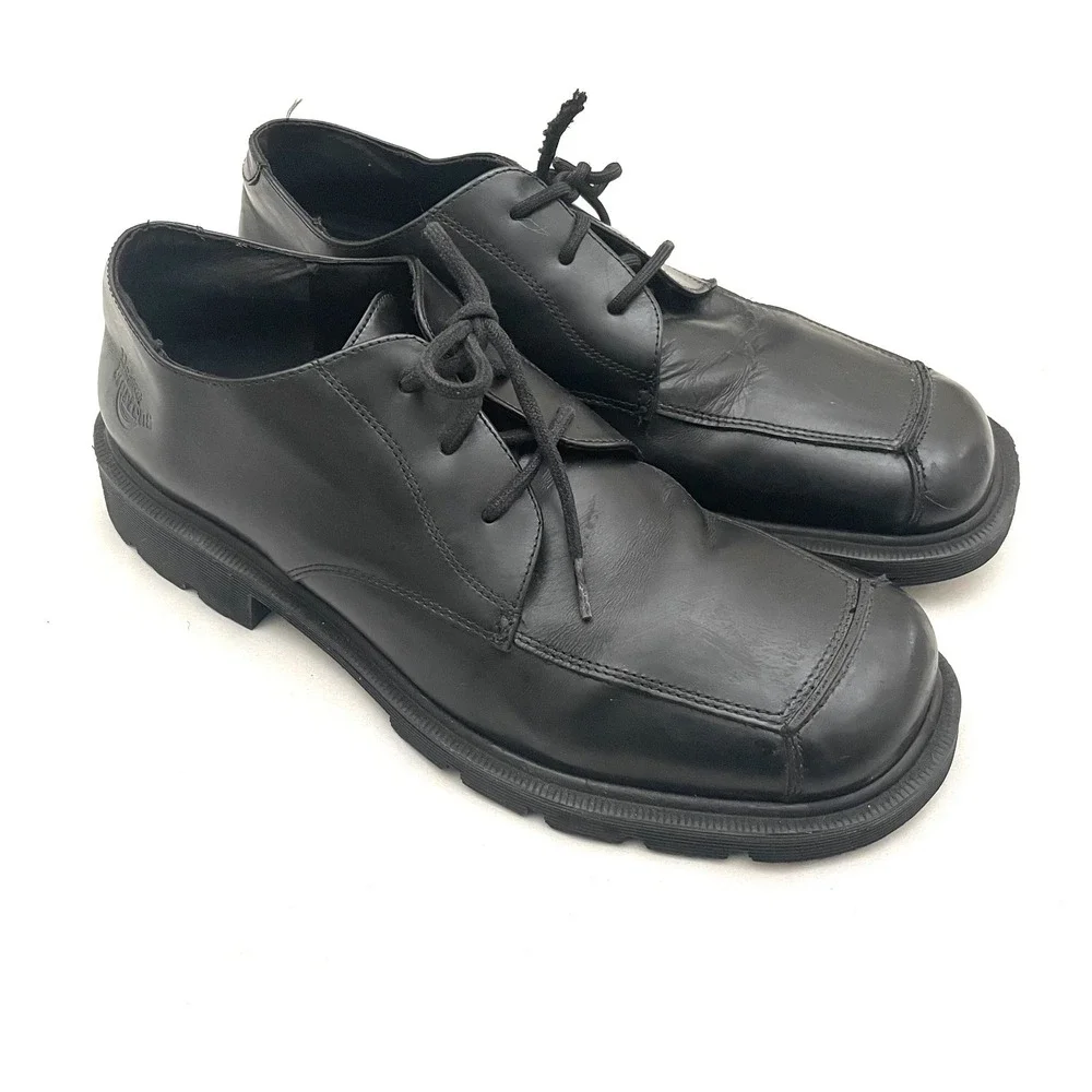 Dr. Martens Air Wair Black Leather Lace Up Oxfords‎ Shoes 9A51 Mens 13 Goth Emo